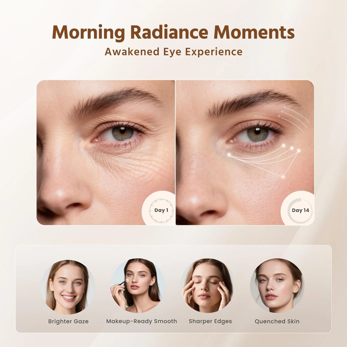 EMS Eye Massager 3D Red Light Eyecare Glasses Dark Circles Puffiness Wrinkles Reduction Eye Fatigue Relaxing Beauty Care Device