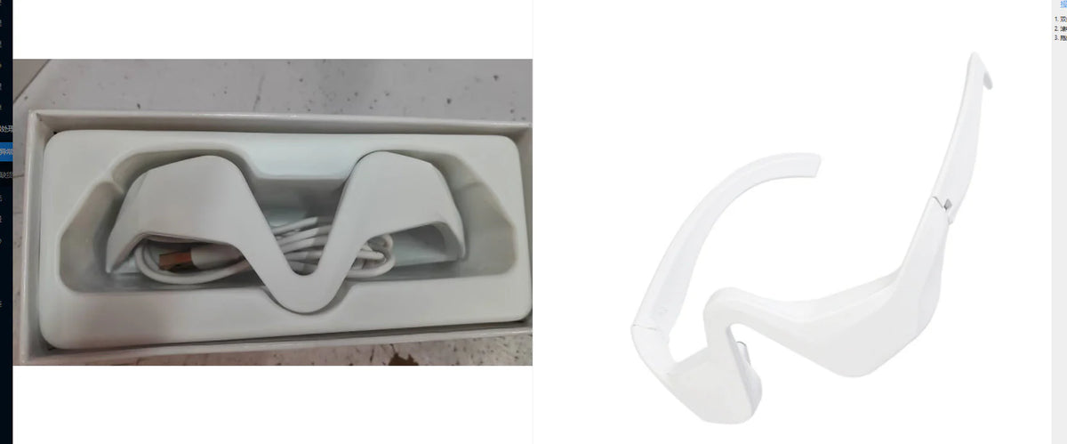 Eye Massager Relieves Eye Fatigue Eyes Massage Glasses Eye Fatigue Relief Massager Under-Eye Glasses Massager